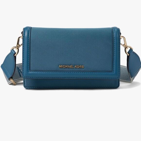 Michael Kors Jet Set Small Nylon Gabardine Smartphone Crossbody Bag - Picture 8 of 13